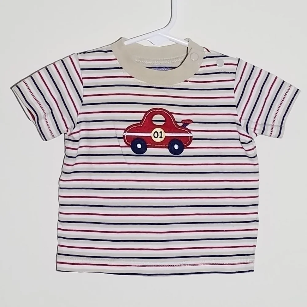 Carter's Striped Car Shirt M 6m